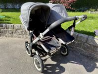 Bugaboo Donkey Tvillingvagn Sittdel Liggdel massa tillbehör