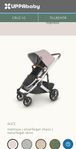 UPPAbaby barnvagn inkl ståbräda och mugghållare 