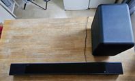 Sony Soundbar HT-A7000 samt tillhörande subbas SA-SW5