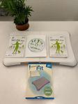 Wii Fit Plus Spel+bräda+skyddskåpa-Nintendo wii