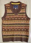 Mönstrad vest / pullover Joules Knitwear ylle strl S