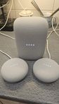 Google Nest Audio/Mini x2 - Chalk 