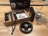 Nintendo Wii konsol paket komplett med låda 