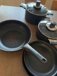 5 pans from Tefal