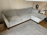 Soffa med divan höger