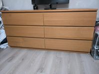 IKEA MALM byrå 6 lådor