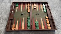 Backgammon Premium Handcrafted cork, Manopoulos Greece