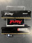 Kingston Fury 64gb 2x32gb DDR4 3200mhz cl16