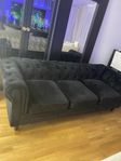 Chesterfield 3-sitsig soffa