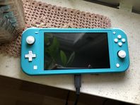 Nintendo Switch Lite Blue + 3 Spel