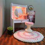 Lundby original sminkbord med belysning