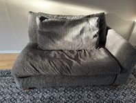 1,5 sits soffa Bellora Diamond Grey från Mio