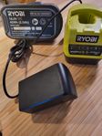 Ryobi Batteri 2.5 AH samt laddare