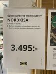 Öppen garderob med skjutdörr från IKEA: Nordkisa