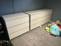 2 st Byråer Ikea Malm