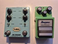 Dr Swamp-dist och Tube Screamer pedaler