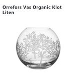 2st Orrefors Organic vas, nya i obrutna förpackningnar