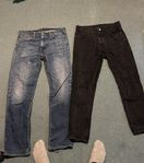 Två Jeans från Levis och Zara