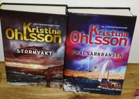 2 böcker av Kristina Ohlsson, Stormvakt och Frälsarkransen