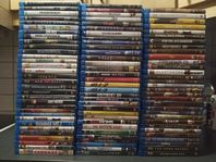 117 st bluray filmer (inkl johan falk 1-17 komplett samling)