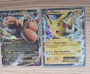 Pikachu EX / Dragonite EX (mkt Sällsynta)