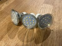 3 st LED spotlights bortskänkes