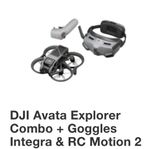 DJI Avata Explorer Combo + Goggles Integra & RC Mo drönare