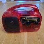 Vevradio med solceller 