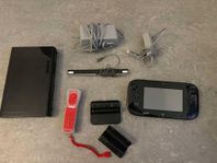 Nintendo Wii-U med tillbehör + 4 spel.