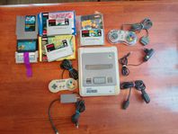 Fint Super Nintendo PAL orginal  Med spel