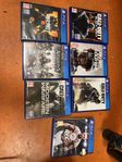PlayStation 4  med 7 spel