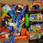 Nerf - hel låda full