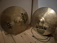 Cymbaler AAX 14,16,18 +Meinl Byzance Extra dry thin ride 20"