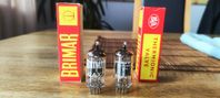 Rör Matched Pair NOS Brimar Ecc83/12AX7 Made in England BVA