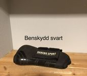 benskydd svart och brun 