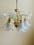 Taklampa Murano Venecia Facklam 60/70 talet