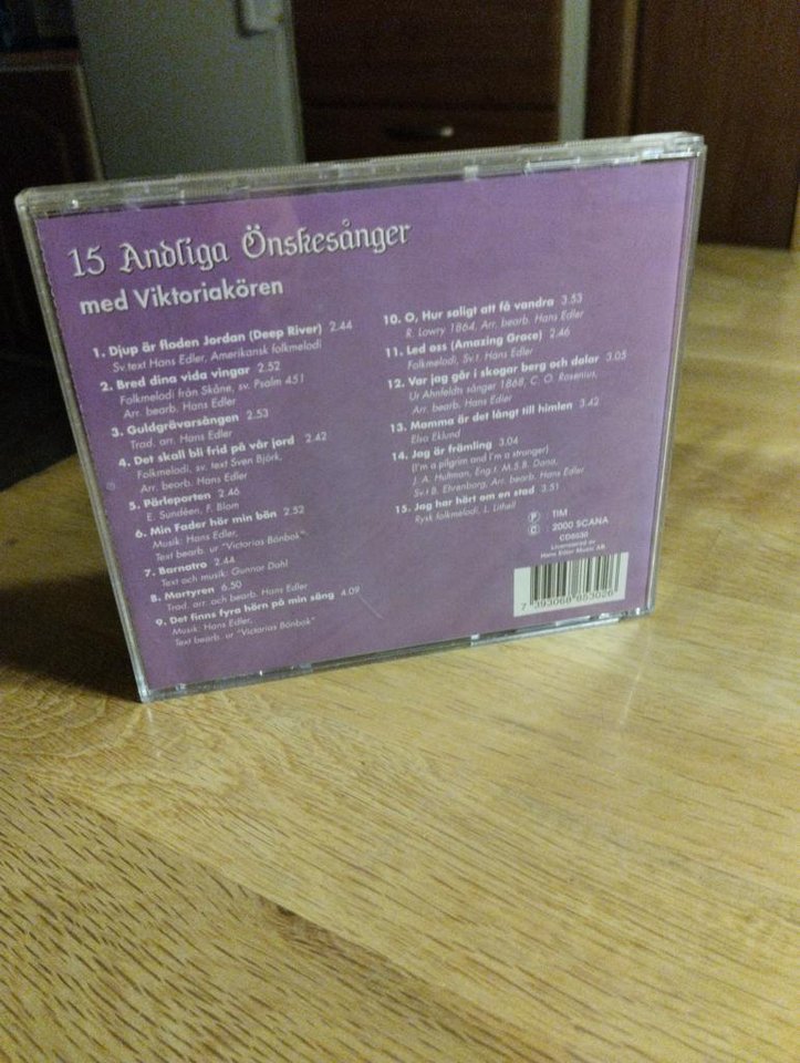 Cd-skiva med 15 Andliga Önske...