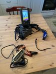 Lowrance HOOK4 ekolod + låda inkl batteri + laddare