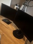 Två st datorskärmar 
