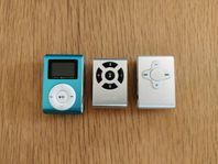 3 x Small MP3 Players