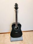 Greg Bennett Dreadnought stålsträngad akustisk gitarr