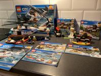 Lego, city, räddningshelikopter, kustbevakning, kajakävent