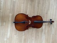Cello 3/4 inkl stråke och fodral