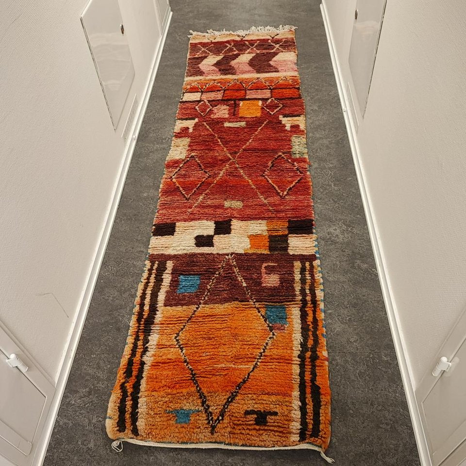 Helt Ny Äkta Berber handgjord hallmatta 72×280 cm