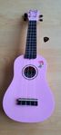 Pink ukulele mahalo