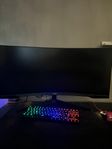 Gaming skärm Samsung 34" 165hz  curved