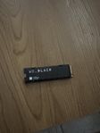 2TB WD Black SN850x NVMe SSD Gamedrive - med heatsink 