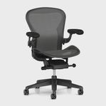 2st - Herman Miller Aeron - Grafitsvart - (M)