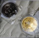Bitcoin mynt 2st.