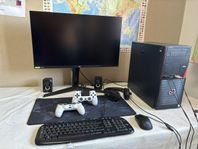 Gamingdator Fujitsu och LG skärm 27 Inches 144 Hz